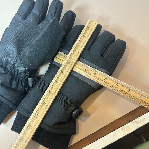 Carhartt Black Gray Gloves Men's Adult XL A511 Waterproof Insulated - Picture 9 of 9